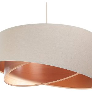 Lampa wisząca Boho 50 cm tkaninowa beżowa 55941 Lampa wisząca Boho 50 cm tkaninowa beżowa 55941