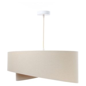 Lampa wisząca Boho 50 cm tkaninowa beżowa 55942 Lampa wisząca Boho 50 cm tkaninowa beżowa 55942