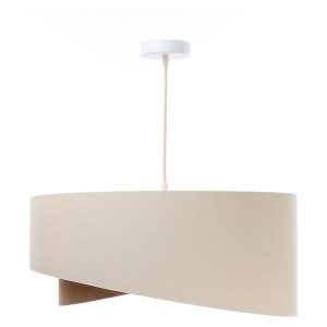 Lampa wisząca Boho 50 cm tkaninowa beżowa 55943 Lampa wisząca Boho 50 cm tkaninowa beżowa 55943