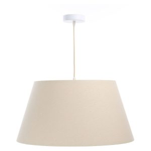 Lampa wisząca Boho 50 cm tkaninowa beżowa 55947 Lampa wisząca Boho 50 cm tkaninowa beżowa 55947