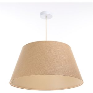 Lampa wisząca Boho 50 cm tkaninowa beżowa 55948 Lampa wisząca Boho 50 cm tkaninowa beżowa 55948