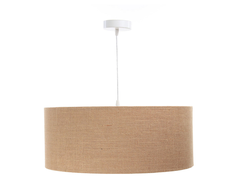 Lampa wisząca Boho tkaninowa 50 cm beżowa 55934