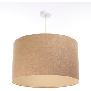 Lampa wisząca Boho tkaninowa 60 cm beżowa 55932 Lampa wisząca Boho tkaninowa 60 cm beżowa 55932