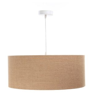 Lampa wisząca Boho tkaninowa 60 cm beżowa 55935 Lampa wisząca Boho tkaninowa 60 cm beżowa 55935