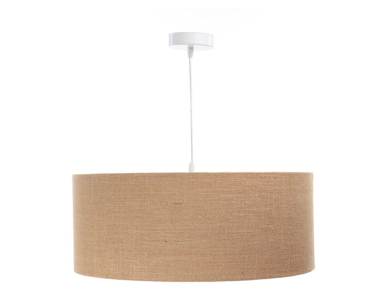 Lampa wisząca Boho tkaninowa 60 cm beżowa 55935