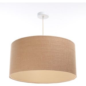 Lampa wisząca Boho tkaninowa 60 cm beżowa 55929 Lampa wisząca Boho tkaninowa 60 cm beżowa 55929