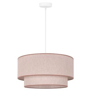 Lampa wisząca Boho tkaninowa beżowa 333583 Lampa wisząca Boho tkaninowa beżowa 333583