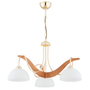 Lampa wisząca BOLENO białe klosze jasne drewno 3xE27x15W IP20 Alfa 1025530 Lampa wisząca BOLENO białe klosze jasne drewno 3xE27x15W IP20 Alfa 1025530