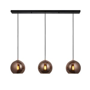 Lampa wisząca BOLI miedziana 3xE27x20W wym:142x100x20cm IP20 Endon 1026927 Lampa wisząca BOLI miedziana 3xE27x20W wym:142x100x20cm IP20 Endon 1026927