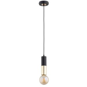 Lampa wisząca BOLID czarno-złota 1xE27x15W wym:80x10x10cm IP20 Alfa 986327 Lampa wisząca BOLID czarno-złota 1xE27x15W wym:80x10x10cm IP20 Alfa 986327