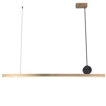 Lampa wisząca BOOGIE LED 88 cm nowoczesna złota 234632