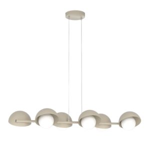 Lampa wisząca BOOM beżowa 6xG9x15W wym:120x88x32cm IP20 Emibig 1025400 Lampa wisząca BOOM beżowa 6xG9x15W wym:120x88x32cm IP20 Emibig 1025400