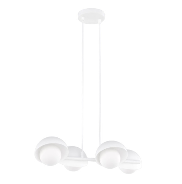 Lampa wisząca BOOM biała 4xG9x15W wym:120x60x32cm IP20 Emibig 1025265