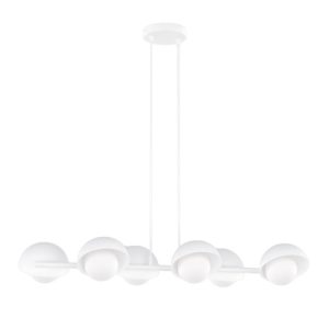 Lampa wisząca BOOM biała 6xG9x15W wym:120x88x32cm IP20 Emibig 1025253 Lampa wisząca BOOM biała 6xG9x15W wym:120x88x32cm IP20 Emibig 1025253