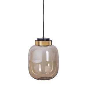 Lampa wisząca BOOM LED bursztynowo złota25 cm 212568