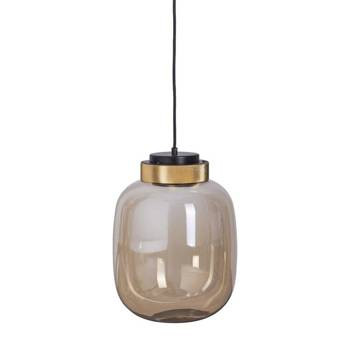 Lampa wisząca BOOM LED bursztynowo złota25 cm 212568