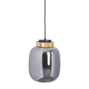 Lampa wisząca BOOM LED szaro złota 25 cm 212566