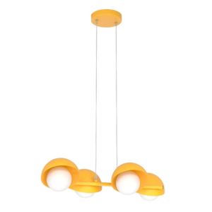 Lampa wisząca BOOM pomarańczowo-biała 4xG9x15W wym:120x60x32cm IP20 Emibig 1025422