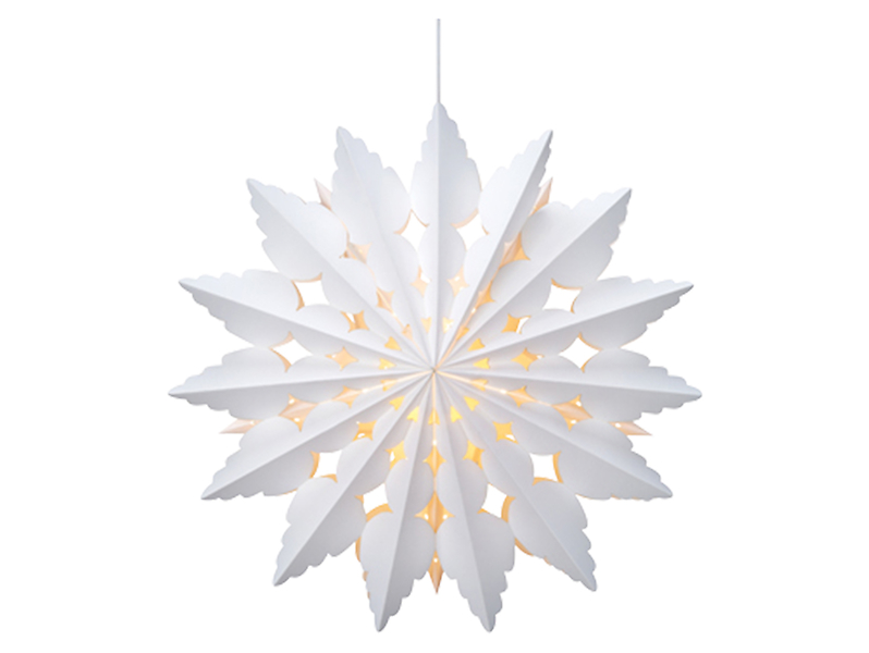 Lampa wisząca Bosjon papierowa biała 24255