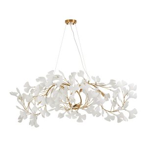 Lampa wisząca BOTANIKA WAVE złoto biała 125 cm 813373 Lampa wisząca BOTANIKA WAVE złoto biała 125 cm 813373