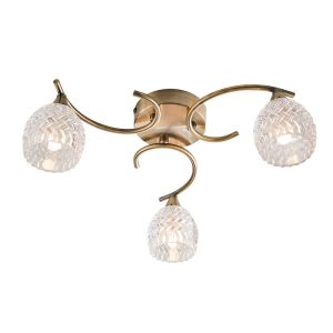 Lampa wisząca BOYER antyczna mosiężna 3xG9x15W wym:13,5x40x40cm IP20 Endon 1030269 Lampa wisząca BOYER antyczna mosiężna 3xG9x15W wym:13,5x40x40cm IP20 Endon 1030269