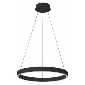Lampa wisząca Brasco Down LED ze zmienną barwą światła czarna 188765