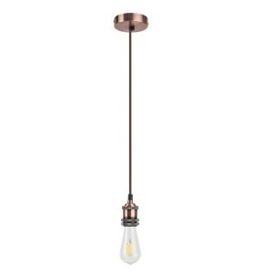 Lampa wisząca brąz Fixy 1xE27x60W wym: 80x10x10 cm Rabalux 964291