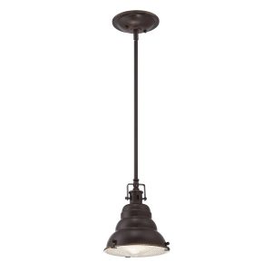 Lampa wisząca brąz palladiański Eastvale 1xE27x60W Quoizel 849571