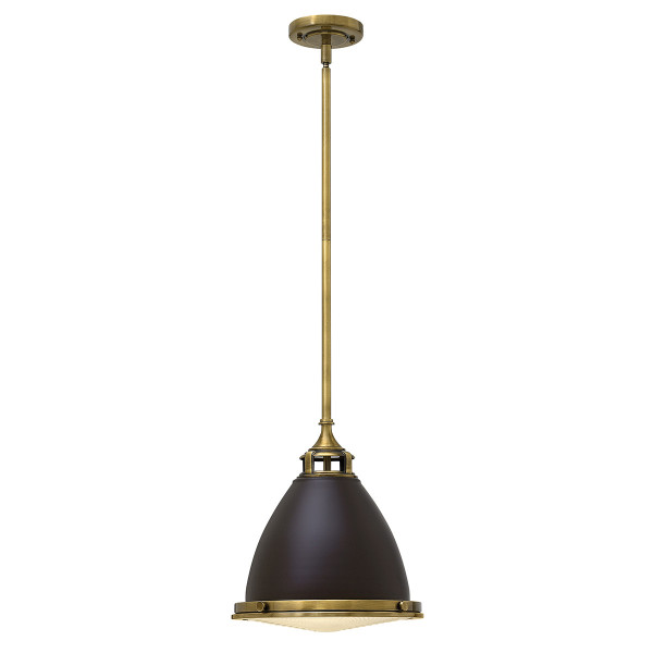 Lampa wisząca brązowa Amelia 1xE27x60W wym: 110,6x32,4x32,4 cm Hinkley 849568