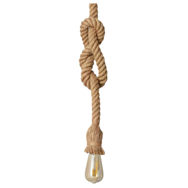 Lampa wisząca brązowa BOHO 1xE27x40W wym: 143x5x5 cm Abruzzo 851477