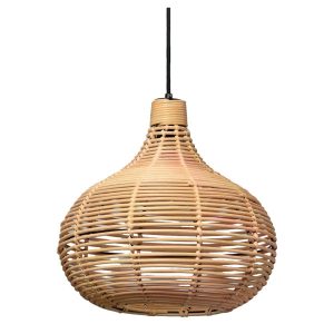 Lampa wisząca brązowa BOHO 1xE27x40W wym: 170x36x36 cm Abruzzo 851335