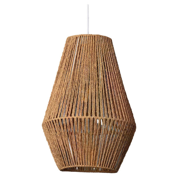 Lampa wisząca brązowa BOHO 1xE27x40W wym: 190x30x30 cm Abruzzo 851497