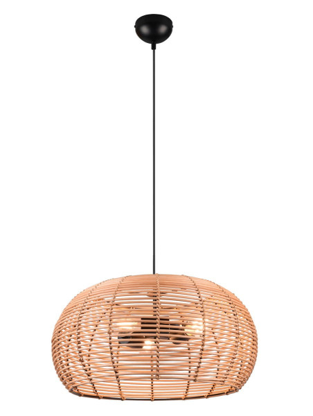 Lampa wisząca brązowa INGA 3xE27x40W wym: 150x50x50 cm Trio 857949