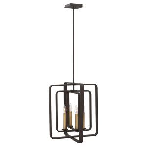 Lampa wisząca brązowa Quentin 4xE14x60W wym: 133,6×43,2×43,2 cm Hinkley 849269 Lampa wisząca brązowa Quentin 4xE14x60W wym: 133,6×43,2×43,2 cm Hinkley 849269