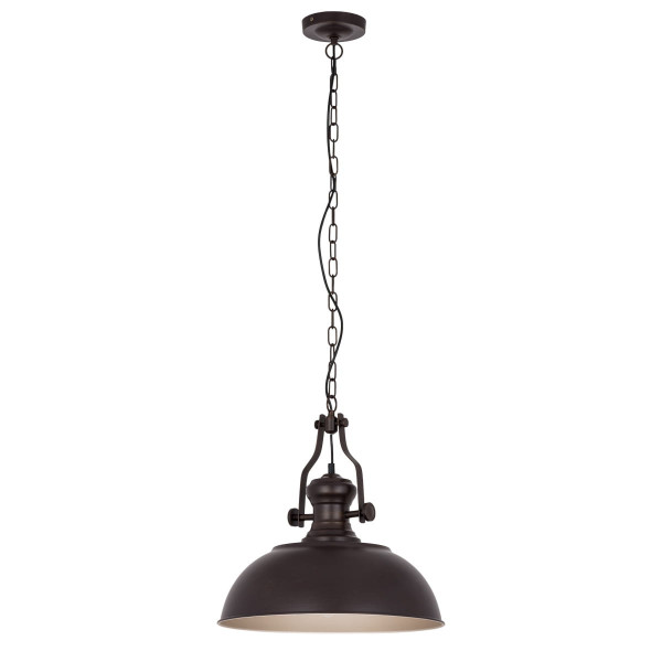 Lampa wisząca brązowa Rosalia 1xE27x60W wym: 120x41x41 cm Italux 854267