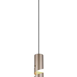 Lampa wisząca brązowa STREAM 1xGU10x10W wym: 150x12x12 cm Trio 838042