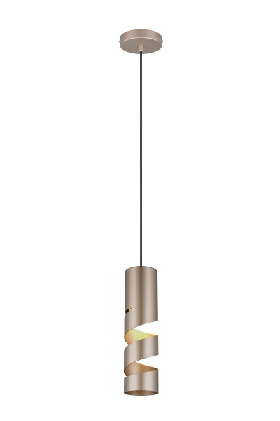 Lampa wisząca brązowa STREAM 1xGU10x10W wym: 150x12x12 cm Trio 838042
