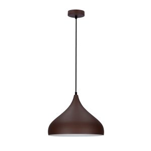 Lampa wisząca brązowa VIBORG 1xE27x40W wym: 90x32x39 cm Candellux 924210
