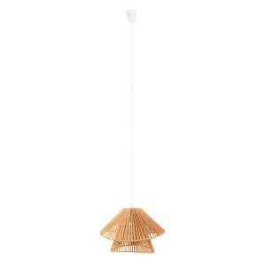 Lampa wisząca brązowo-biała AMALFI 1xE27x15W wym: 165x45x45 cm Maxlight 845885 Lampa wisząca brązowo-biała AMALFI 1xE27x15W wym: 165x45x45 cm Maxlight 845885