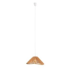 Lampa wisząca brązowo-biała AMALFI 1xE27x15W wym: 165x45x45 cm Maxlight 845792 Lampa wisząca brązowo-biała AMALFI 1xE27x15W wym: 165x45x45 cm Maxlight 845792