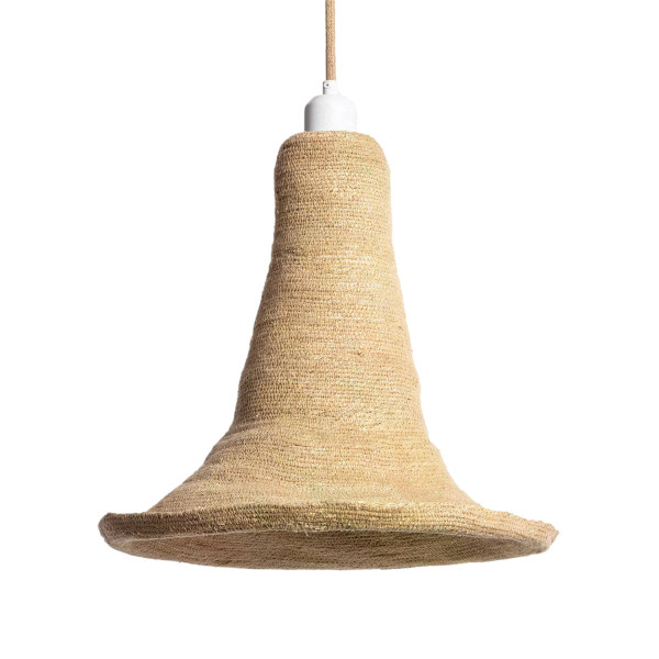 Lampa wisząca brązowo-biała BOHO 1xE27x20W wym: 185x35x35 cm Abruzzo 851400