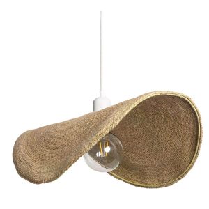 Lampa wisząca brązowo-biała BOHO 1xE27x40W wym: 170x50x20 cm Abruzzo 851406 Lampa wisząca brązowo-biała BOHO 1xE27x40W wym: 170x50x20 cm Abruzzo 851406