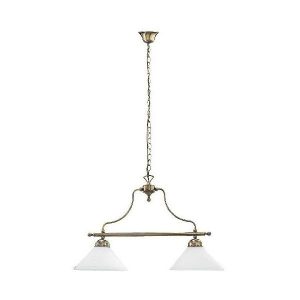 Lampa wisząca brązowo-biała Marian 2xE27x60W wym: 115x70x46 cm Rabalux 959612 Lampa wisząca brązowo-biała Marian 2xE27x60W wym: 115x70x46 cm Rabalux 959612