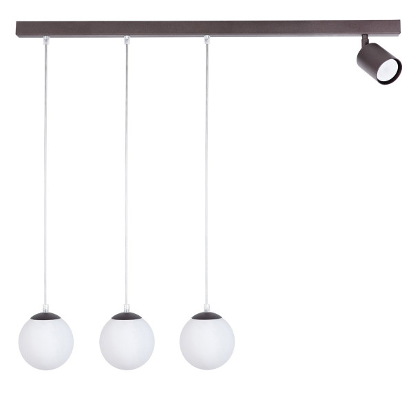 Lampa wisząca brązowo-biała TAVIRA 4xG9x22W Sigma Lighting 835878