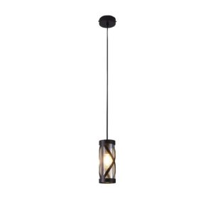 Lampa wisząca brązowo-bursztynowy Oberon 1xE14x40W Rabalux 851315 Lampa wisząca brązowo-bursztynowy Oberon 1xE14x40W Rabalux 851315