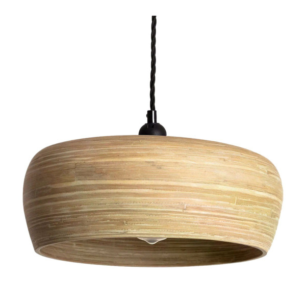 Lampa wisząca brązowo-czarna BOHO 1xE27x40W wym: 165x35x35 cm Abruzzo 851353