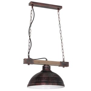 Lampa wisząca brązowo-jasne drewno Hakon 1xE27x15W wym: 70x40x30 cm Luminex 846354 Lampa wisząca brązowo-jasne drewno Hakon 1xE27x15W wym: 70x40x30 cm Luminex 846354