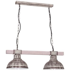 Lampa wisząca brązowo-jasne drewno Hakon 2xE27x15W wym: 68x60x21 cm Luminex 846536 Lampa wisząca brązowo-jasne drewno Hakon 2xE27x15W wym: 68x60x21 cm Luminex 846536