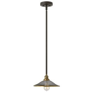Lampa wisząca brązowo-mosiężna Rigby 1xE27x60W Hinkley 849475