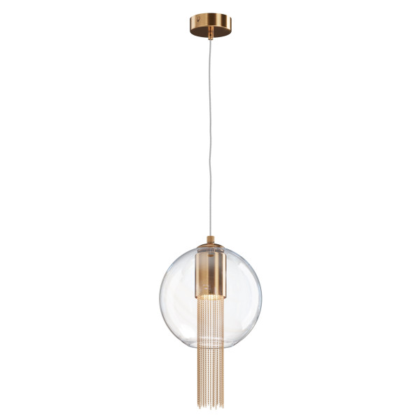 Lampa wisząca brązowo-transparentna FLUSSO 1xGU10x12W Maytoni 851419